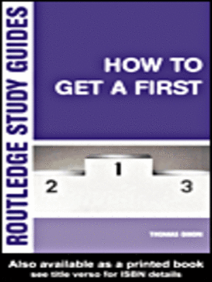 cover image of How to Get a First